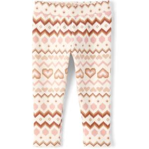 imageThe Childrens Place Baby Girls and Toddler Assorted Everyday Cozy Pull on LeggingsSierra Tan