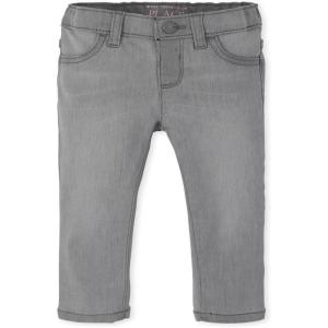 imageThe Childrens Place Baby Girls and Toddler SuperSoft Stretch Denim JeggingsFog Wash Single