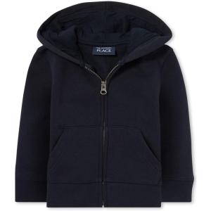 imageThe Childrens Place Baby Toddler Boys Zip Up HoodieNew Navy