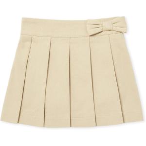 imageThe Childrens Place Toddler Girls Uniform Bow Pleated SkortSandy Single