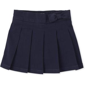 imageThe Childrens Place Toddler Girls Uniform Bow Pleated SkortTidal Single