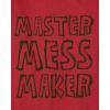imageThe Childrens Place Baby Boys and Toddler Assorted Everyday Long Sleeve Graphic TShirtsmultipacksMy ForecastMaster Mess Maker 2pack