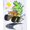 imageThe Childrens Place Baby Boys and Toddler Dino Long Sleeve Graphic TShirtsmultipacksDino TruckDino Scene 2pack