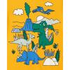imageThe Childrens Place Baby Boys and Toddler Dino Long Sleeve Graphic TShirtsmultipacksDino TruckDino Scene 2pack