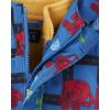 imageThe Childrens Place Baby Boys and Toddler Heavy 3 in 1 Winter Jacket Wind WaterResistant Shell Fleece InnerBlue Construction Trucks