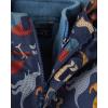 imageThe Childrens Place Baby Boys and Toddler Heavy 3 in 1 Winter Jacket Wind WaterResistant Shell Fleece InnerNavy Dino