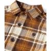 imageThe Childrens Place Baby Boys and Toddler Long Sleeve Plaid Flannel Button Up ShirtHaystack Plaid