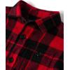 imageThe Childrens Place Baby Boys and Toddler Long Sleeve Plaid Flannel Button Up ShirtRed Buffalo Plaid