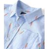 imageThe Childrens Place Baby Boys and Toddler Poplin Long Sleeve Button Down ShirtBlue Carrot Print