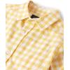 imageThe Childrens Place Baby Boys and Toddler Poplin Long Sleeve Button Down ShirtYellow Gingham