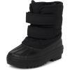 imageThe Childrens Place Baby Boys Faux Fur Trim Snow BootBlackBlack