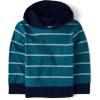 imageThe Childrens Place Baby Boys and Toddler Shirt with HoodSeafare Stripe
