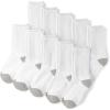 imageThe Childrens Place Boys Crew Socks 10PackWhite 10pack