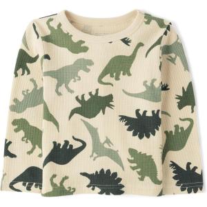 imageThe Childrens Place Baby Boys and Toddler Long Sleeve Everday Casual Thermal Knit ShirtHaystack