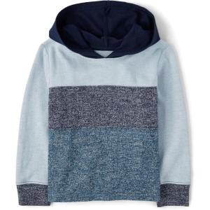 imageThe Childrens Place Baby Boys and Toddler Shirt with HoodCadet Colorblock