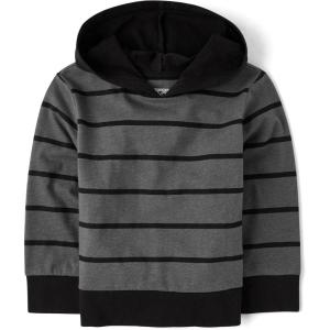 imageThe Childrens Place Baby Boys and Toddler Shirt with HoodEclispe Stripe