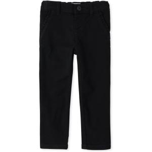 imageThe Childrens Place Baby Girls and Toddler Skinny Chino PantsBlack Single
