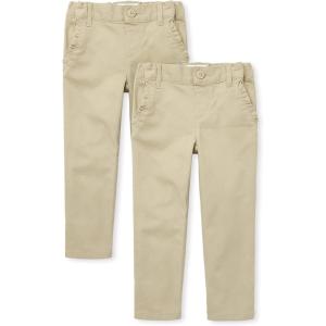 imageThe Childrens Place Baby Girls and Toddler Skinny Chino PantsSandy 2pack