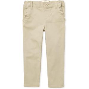 imageThe Childrens Place Baby Girls and Toddler Skinny Chino PantsSandy Single