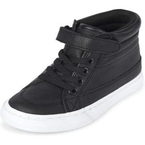 imageThe Childrens Place UnisexChild Hi Top SneakersBlack