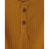 imageThe Childrens Place Baby Toddler Boys Long Sleeve Thermal Henley TopHoney Comb