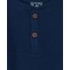 imageThe Childrens Place Baby Toddler Boys Long Sleeve Thermal Henley TopTidal