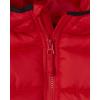 imageThe Childrens Place Baby and Toddler Boys Medium Weight WindResistant WaterResistant Puffer JacketRed