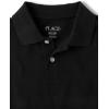 imageThe Childrens Place Boys Multipack Short Sleeve Pique PoloFlameSmokeBlack 3pack