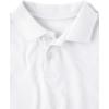 imageThe Childrens Place Boys Multipack Short Sleeve Pique PoloRedwoodSmokeWhite 3pack