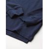 imageThe Childrens Place Boys Uniform Long Sleeve Pique PoloNautico 2pack
