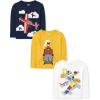 imageThe Childrens Place Baby Boys Dino Long Sleeve Graphic TShirtsPlaneTrainVehicles 3pack
