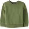 imageThe Childrens Place Baby Boys Pullover Crew Neck SweatshirtTruly Olive