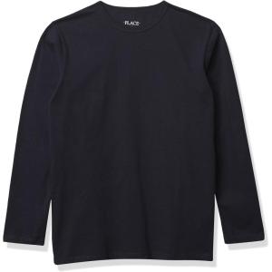imageThe ChildrenS Place Boys Basic Long Sleeve TeeNew Navy Single