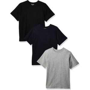imageThe Childrens Place Boys Basic Short Sleeve TeeBlackTidalH Gray 3pack
