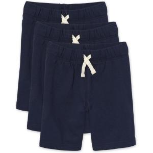 imageThe Childrens Place Boys French Terry Casual ShortsNew 3 Pack