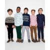 imageThe Childrens Place Big Boys Kid Long Sleeve SweaterBlack Fairisle Quarter Zip