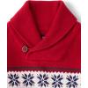 imageThe Childrens Place Big Boys Kid Long Sleeve SweaterChristmas Fairisle Shawl Neck