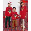 imageThe Childrens Place Big Boys Kid Long Sleeve SweaterRed Reindeer Crew Neck