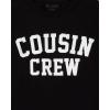 imageThe Childrens Place Boys Assorted Everyday Long Sleeve Graphic TShirtsmultipacksCousin Crew Black 2pack