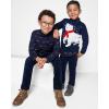 imageThe Childrens Place Boys Long Sleeve Button Down ShirtsChristmas Truck Print