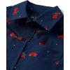 imageThe Childrens Place Boys Long Sleeve Button Down ShirtsChristmas Truck Print