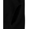 imageThe Childrens Place Boys Long Sleeve Hooded SweatshirtBlack Pullover
