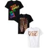 imageThe Childrens Place Boys Graphic Tee MultipacksPeace HandsPridePositive Vibes 3pack