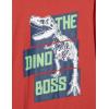 imageThe Childrens Place Boys Dino Long Sleeve Graphic TShirtsDino BossDino SurfTrex 3pack