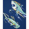 imageThe Childrens Place Boys Dino Long Sleeve Graphic TShirtsSharksDino Skeleton 2pack
