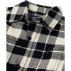 imageThe Childrens Place Boys Long Sleeve Plaid Flannel Button Up ShirtBlack