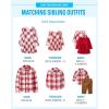 imageThe Childrens Place Boys Long Sleeve Plaid Flannel Button Up ShirtRed Cane Plaid