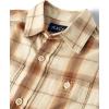 imageThe Childrens Place Boys Long Sleeve Plaid Flannel Button Up ShirtTan Plaid