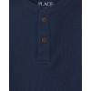 imageThe Childrens Place Boys Long Sleeve Thermal Henley ShirtTidal