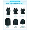 imageThe Childrens Place Mens Dad ampamp Son Matching Long Sleeve Flannel Button Up ShirtRed Birch Flannel